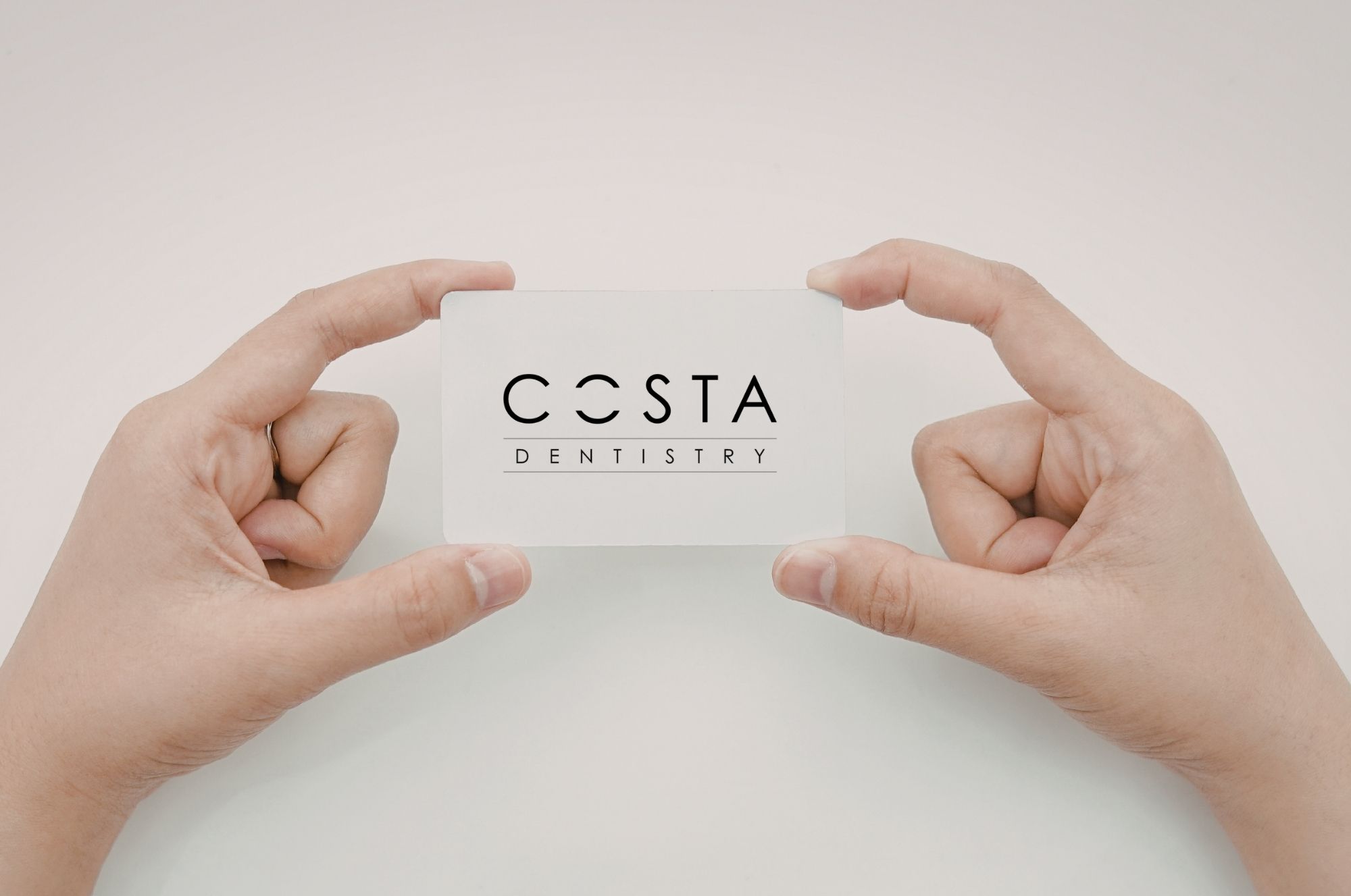 hands holding a gift card